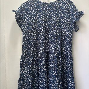 Floral Blue Dress